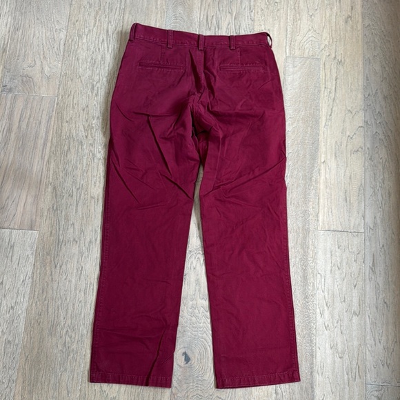 Haggar Burgundy Chinos Classic Straight-Leg Size 32x32 - Picture 5 of 5